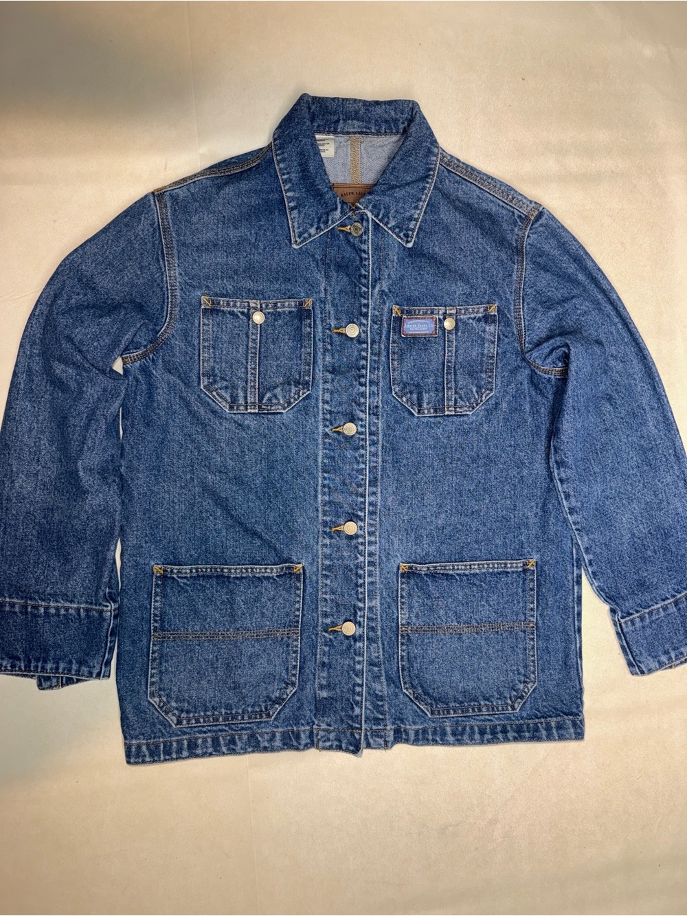 Ralph Lauren Blue Denim Work Jacket